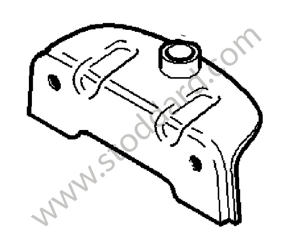 99750447390 - SUPPORT for Porsche 997 Gt3 / Gt3-2 &bull; 2010 &bull; 997 Gt3 Rs 3.8 &bull; Coupe &bull; Manual Gearbox, 6 Speed