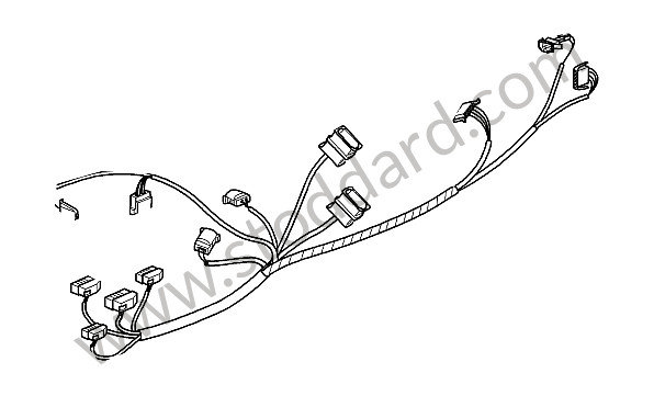 99761265526 - WIRING HARNESS for Porsche 997 09-12 &bull; 2012 &bull; 997 C4 &bull; Cabrio &bull; Pdk Gearbox