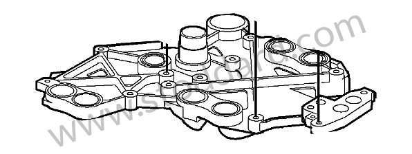 99784423370 - BRACKET for Porsche 997 Turbo 07-09 &bull; 2007 &bull; 997 Turbo &bull; Coupe &bull; Manual Gearbox, 6 Speed