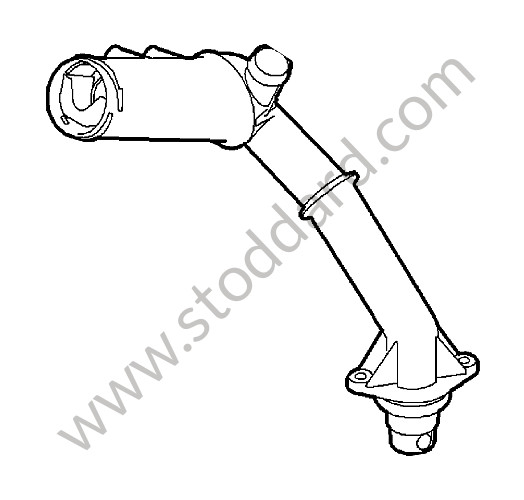 9A110711540 - FILLER TUBE for Porsche 997 09-12 &bull; 2010 &bull; 997 C4S &bull; Targa &bull; Manual Gearbox, 6 Speed