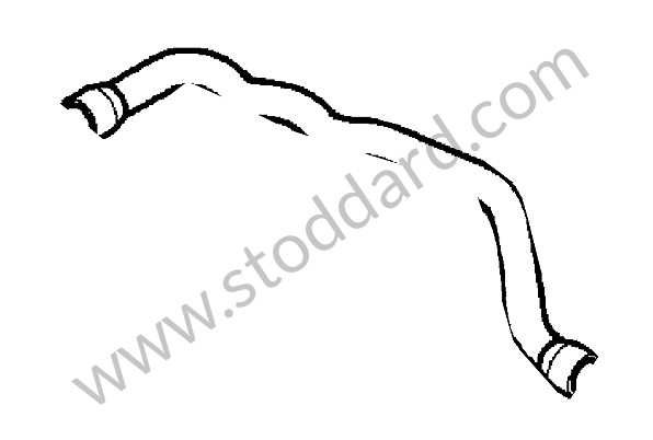 9A111066470 - PRESSURE HOSE for Porsche 997 Turbo 10-13 &bull; 2012 &bull; 997 Turbo S &bull; Cabrio &bull; Pdk Gearbox