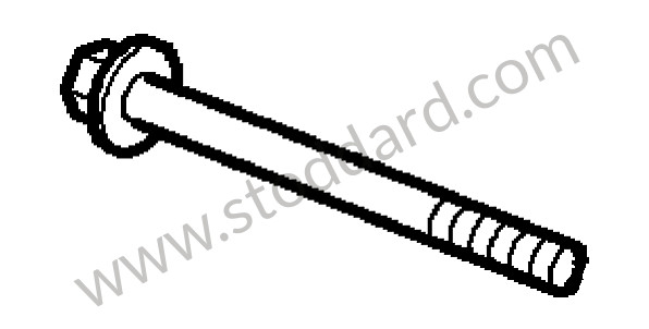 90038512201 - TORX SCREW for Porsche 997 Gt3 / Gt3-2 &bull; 2011 &bull; 997 Gt3 Rs 4.0 &bull; Coupe &bull; Manual Gearbox, 6 Speed