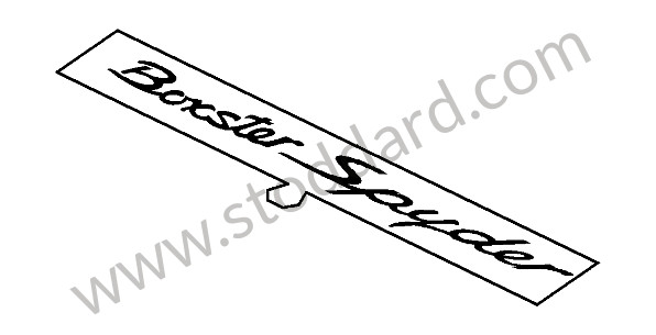 987551703009R7 - LOGO for Porsche Boxster 987 09-12 &bull; 2009 &bull; Boxster S 3.4 &bull; Cabrio &bull; Pdk Gearbox