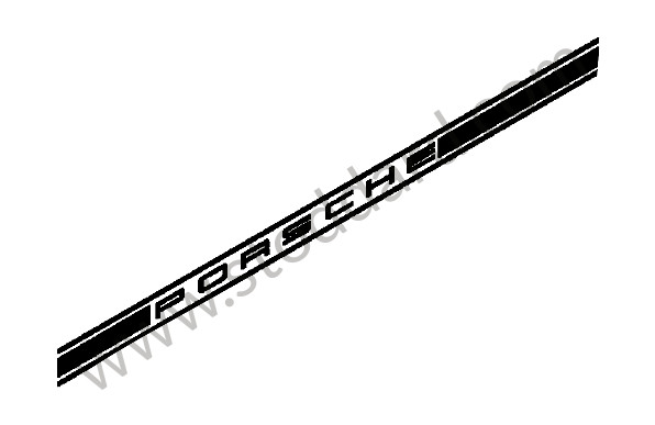 987559542009R7 - LOGO for Porsche Boxster 987 09-12 &bull; 2012 &bull; Boxster Spyder 3.4 &bull; Cabrio &bull; Manual Gearbox, 6 Speed