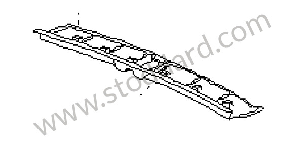98756350100A03 - LINING for Porsche Boxster 987 05-08 &bull; 2005 &bull; Boxster 2.7 &bull; Cabrio &bull; Automatic Gearbox