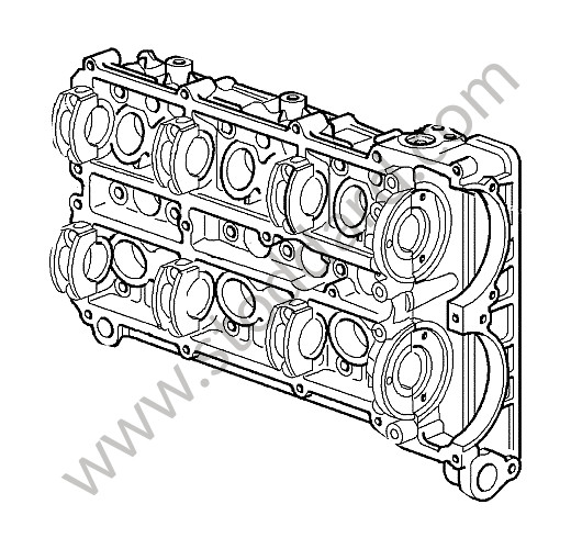 99710591090 - CAMSHAFT HOUSING for Porsche 997 Gt3 / Gt3-2 &bull; 2011 &bull; 997 Gt3 Rs 4.0 &bull; Coupe &bull; Manual Gearbox, 6 Speed