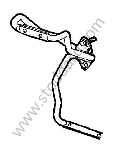 99711112733 - SUPPORT for Porsche 997 09-12 &bull; 2011 &bull; 997 C2S &bull; Cabrio &bull; Manual Gearbox, 6 Speed