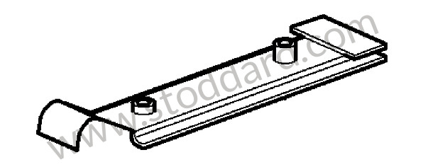 99750558581 - SUPPORT PANEL for Porsche 997 Turbo 10-13 &bull; 2011 &bull; 997 Gt2 Rs &bull; Coupe &bull; Manual Gearbox, 6 Speed