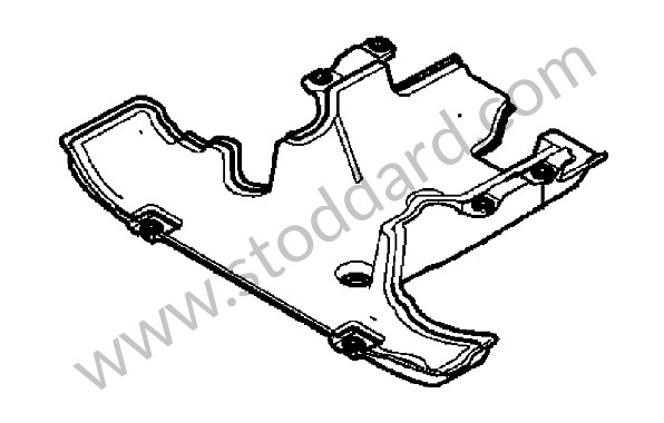 99750443190 - ENGINE COVER for Porsche 997 Gt3 / Gt3-2 &bull; 2011 &bull; 997 Gt3 Rs 4.0 &bull; Coupe &bull; Manual Gearbox, 6 Speed