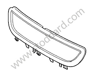 RETAINING FRAME black / black (01C) / CENTRAL