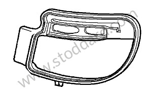 RETAINING FRAME black / black (01C) / FRONT LEFT (9975055638201C)