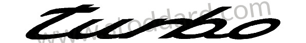 99755923781539 - LOGO for Porsche 997 Turbo 10-13 &bull; 2011 &bull; 997 Turbo S &bull; Cabrio &bull; Pdk Gearbox