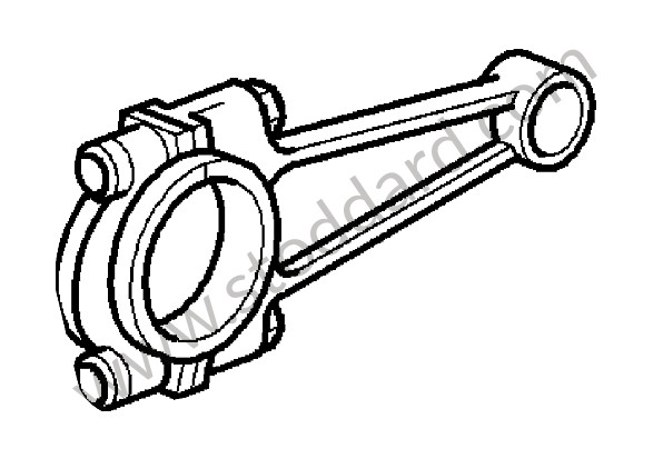 99710392170 - CONNECTING ROD for Porsche 997 Turbo 10-13 &bull; 2011 &bull; 997 Gt2 Rs &bull; Coupe &bull; Manual Gearbox, 6 Speed