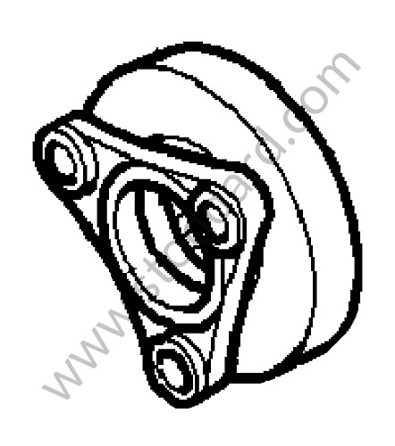 99730190306 - OUTPUT FLANGE for Porsche 997 09-12 &bull; 2011 &bull; 997 C4 Gts &bull; Coupe &bull; Manual Gearbox, 6 Speed