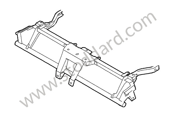 99755543300 - CROSS MEMBER for Porsche 997 09-12 &bull; 2011 &bull; 997 Speedster &bull; Speedster &bull; Pdk Gearbox