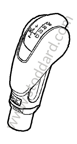 9G142606923FUA - SELECTOR KNOB for Porsche 997 09-12 &bull; 2009 &bull; 997 C2 &bull; Cabrio &bull; Pdk Gearbox
