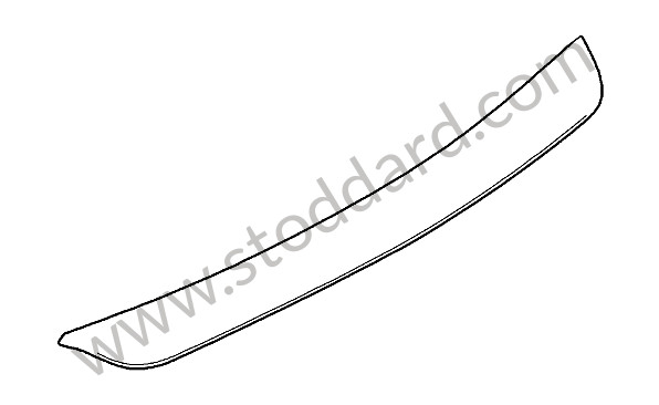98750498102G2X - SPOILER PRIME COATED for Porsche Boxster 987 09-12 &bull; 2012 &bull; Boxster S 3.4 &bull; Cabrio &bull; Manual Gearbox, 6 Speed