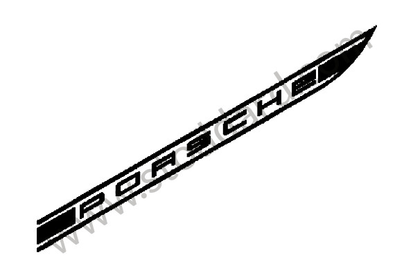 987559541019R7 - LOGO for Porsche Cayman 987C 09-12 &bull; 2012 &bull; Cayman R &bull; Pdk Gearbox