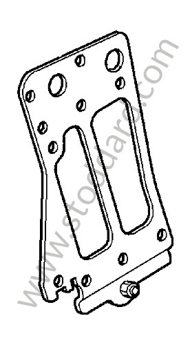 98761823301 - SUPPORT for Porsche Boxster 987 09-12 &bull; 2009 &bull; Boxster S 3.4 &bull; Cabrio &bull; Manual Gearbox, 6 Speed