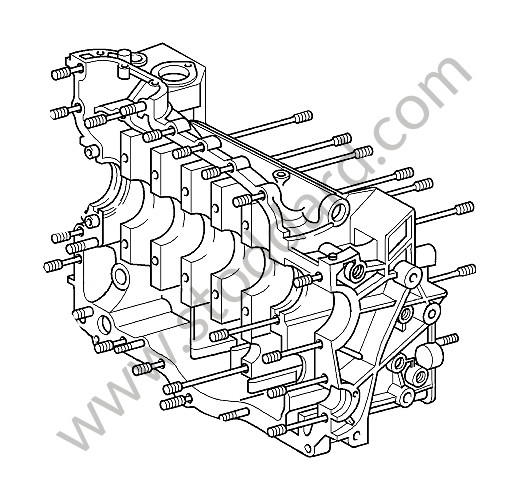 99710197791 - CRANKCASE for Porsche 997 Gt3 / Gt3-2 &bull; 2010 &bull; 997 Gt3 Rs 3.8 &bull; Coupe &bull; Manual Gearbox, 6 Speed