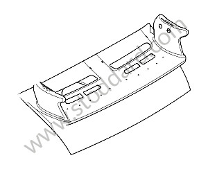 LID OPTION: GT3 RS 4,0 L (Option code: I006)
