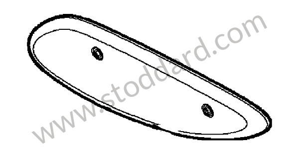 99751246490M7Z - SPOILER  WING PLATE GT SILVER METALLIC for Porsche 997 Gt3 / Gt3-2 &bull; 2011 &bull; 997 Gt3 Rs 4.0 &bull; Coupe &bull; Manual Gearbox, 6 Speed