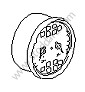 INSTRUMENT CLUSTER STEEL GRAY