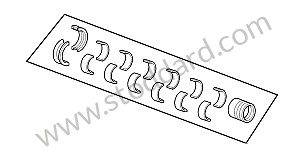 SET OF CRANKSHAFT BEARINGS  (99710190101)