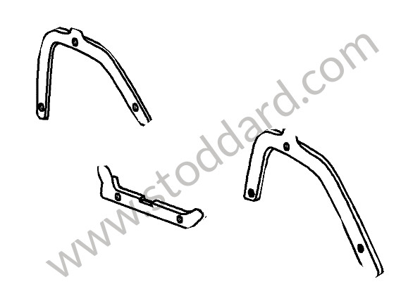 98758091100 - FOAM PART for Porsche Boxster 987 09-12 &bull; 2012 &bull; Boxster 2.9 &bull; Cabrio &bull; Pdk Gearbox