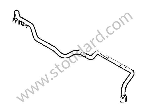 9A111009203 - PRESSURE LINE for Porsche 997 09-12 &bull; 2012 &bull; 997 Black Edition &bull; Cabrio &bull; Pdk Gearbox