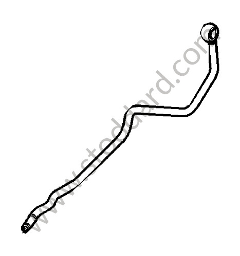 94810623953 - COOLING WATER TUBE for Porsche Cayenne 957 07-10 &bull; 2009 &bull; Turbo E81 &bull; Automatic Gearbox
