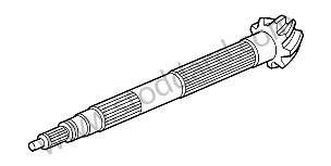 RING GEAR AND PINION SHAFT  (99730291150)