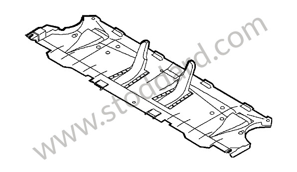 99750402903 - COVER for Porsche 997 Turbo 10-13 &bull; 2010 &bull; 997 Turbo &bull; Cabrio &bull; Manual Gearbox, 6 Speed