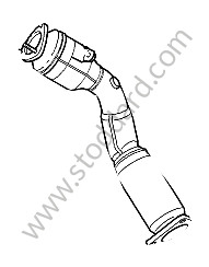 EXHAUST PIPE Part exchange (Send us your old part to receive the new one) / RIGHT