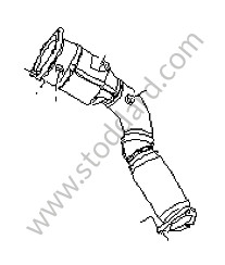 EXHAUST PIPE Part exchange (Send us your old part to receive the new one) / RIGHT
