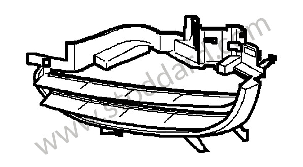 9875059860001C - RETAINING FRAME for Porsche Boxster 987 09-12 &bull; 2012 &bull; Boxster 2.9 &bull; Cabrio &bull; Pdk Gearbox