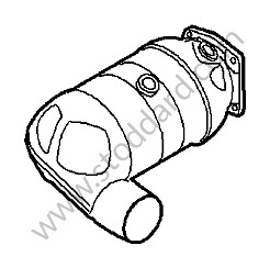 CATALYTIC CONVERTER Part exchange (Send us your old part to receive the new one) / CYLINDER 1-2-3