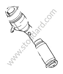 EXHAUST PIPE Part exchange (Send us your old part to receive the new one) / LEFT