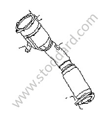 EXHAUST PIPE Part exchange (Send us your old part to receive the new one) / LEFT