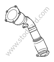 EXHAUST PIPE Part exchange (Send us your old part to receive the new one) / CYLINDER 5 TO 8