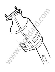 CATALYTIC CONVERTER Part exchange (Send us your old part to receive the new one) / LEFT (955113023FX)