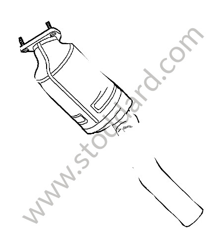 955113024DX - CATALYTIC CONVERTER for Porsche Cayenne 957 07-10 &bull; 2010 &bull; Cayenne Gts &bull; Automatic Gearbox