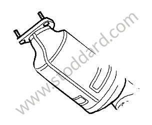 CATALYTIC CONVERTER Part exchange (Send us your old part to receive the new one) / RIGHT (955113024EX)