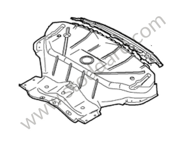99750291109GRV - REAR WALL for Porsche 997 Turbo 07-09 &bull; 2007 &bull; 997 Turbo &bull; Coupe &bull; Automatic Gearbox
