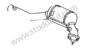 CATALYTIC CONVERTER CYL. 1 - 3 Part exchange (Send us your old part to receive the new one) / LEFT (996113021FX)