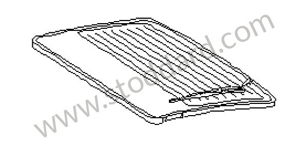 99656232302 - REAR LID for Porsche 996 &bull; 2003 &bull; 996 Carrera 2 &bull; Targa &bull; Automatic Gearbox