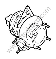 EXHAUST GAS TURBOCHARGER Part exchange (Send us your old part to receive the new one) / CYLINDER 4-5-6 (997123014EX)