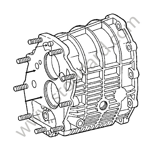 91530190203 - GEAR HOUSING for Porsche 911 74-77 + 912E &bull; 1976 &bull; 2.7S &bull; Coupe &bull; Manual Gearbox, 4 Speed