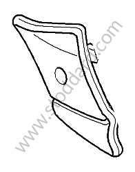 COVER Left-hand drive / dark grey/natural / dark grey/natural (D11) / RIGHT / OPTION: 12-V SOCKET,PASSENGER'S SIDE,FOOTWHEEL (Option code: I621) (99755313201D11)