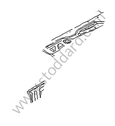 BRACKET INTERIOR LEFT (98750117701GRV)